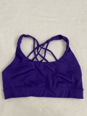 Victoria's Secret Purple Crisscross Sports Bralette